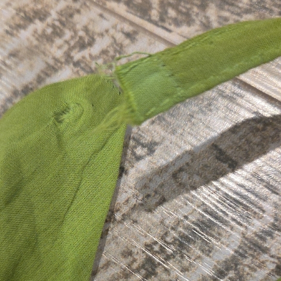 Green and Orange Tiered Maxi Sundress - Picture 9 of 12